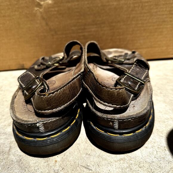 Vintage Dr. Martens 8209 Fisherman Sandals 90s England Platform Chunky Buckle 12 main image 5